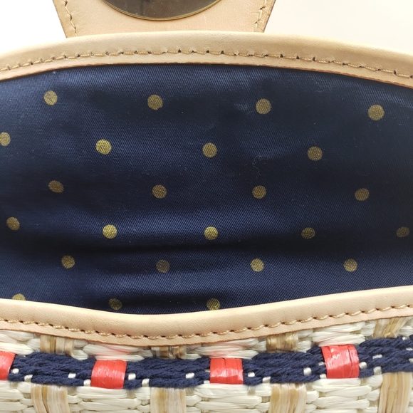 Kate Spade Raffia and Leather Clutch - Picture 9 of 9